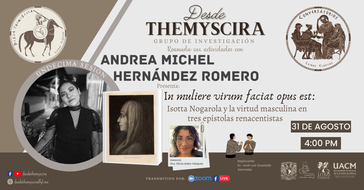 In muliere virum faciat opus est: Isotta Nogarola y la virtud masculina en tres epístolas renacentistas